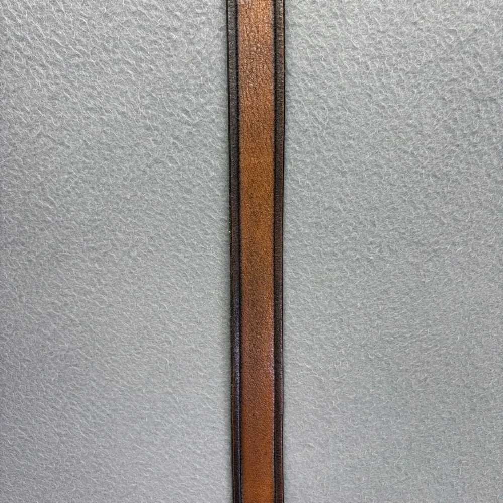 Allen Edmonds Belt Mens 42 Brown Leather Handcrafted Made in USA Heritage 19587
